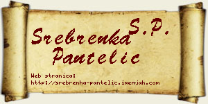 Srebrenka Pantelić vizit kartica